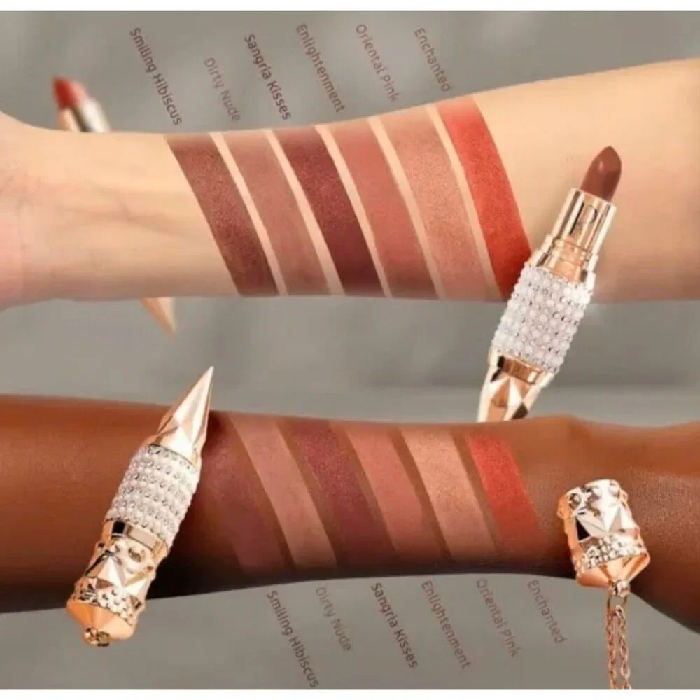 Predire Paris La Prestige Diamond Oriental‎ Pink Flushed Rose Matte Lipstick NIB